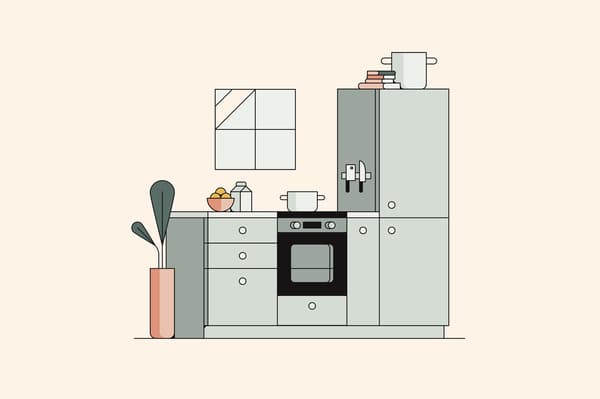 Illustration of kitchen