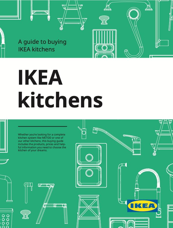 Image of the cover of the IKEA Kitchen guide