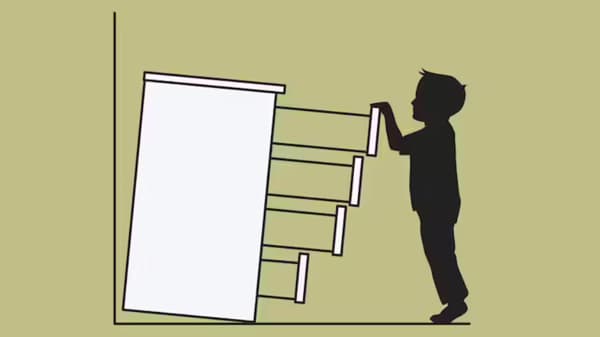 Imagen animada explicando la ciencia de volcamiento.