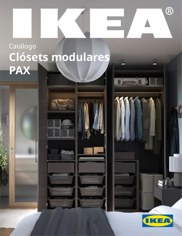 Imagen de portada de catálogo PAX Clósets IKEA