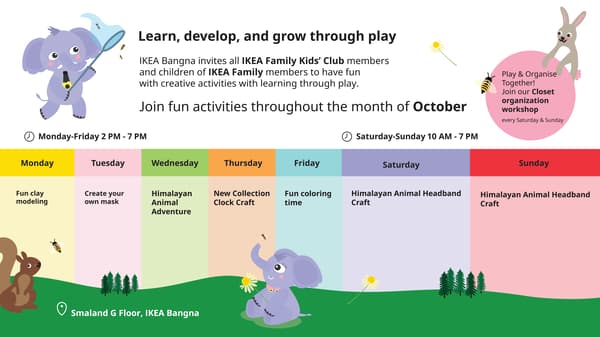 In-store offers and activities 