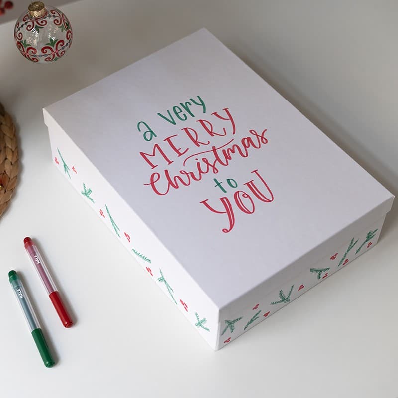 Individualisierte Geschenkschachtel