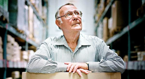 Ингвар Кампрад на складе ИКЕА