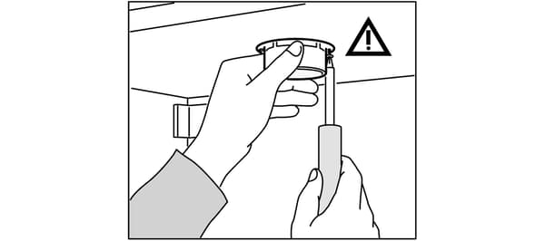 Install IKEA kitchen lighting and appliances.