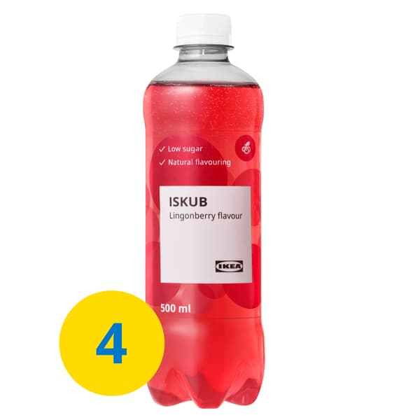 ISKUB carbonated soft drink, lingonberry
