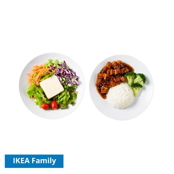J-Festival Combo: Teriyaki Plant-Based Crispy Pork RiceServed with Broccoli + Tofu Salad   
IKEA Family price: 159 THB
Normal price: 178 THB