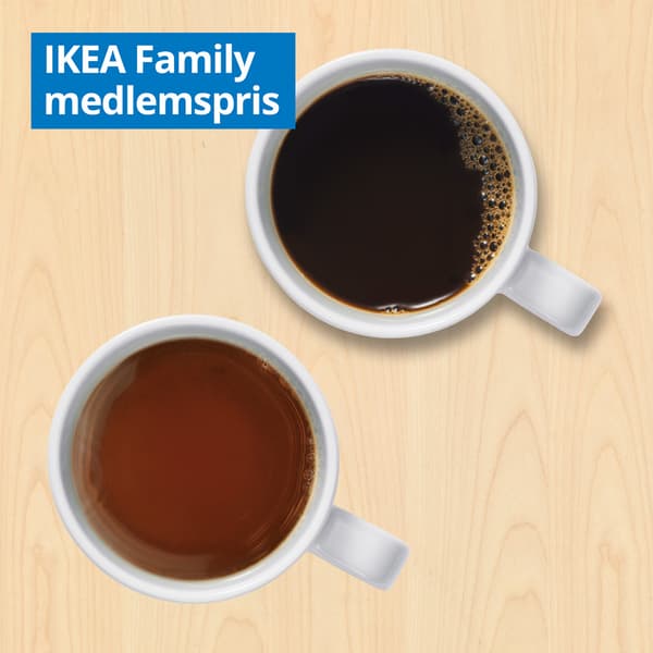 Kaffe eller te

IKEA Family medlemspris

0.-

Ikke-medlemspris: 12.-

Pris pr. kop