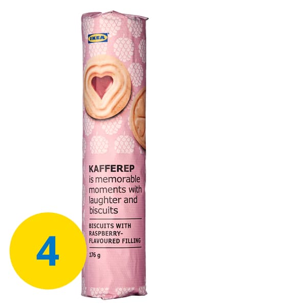 KAFFEREP raspberry biscuits.