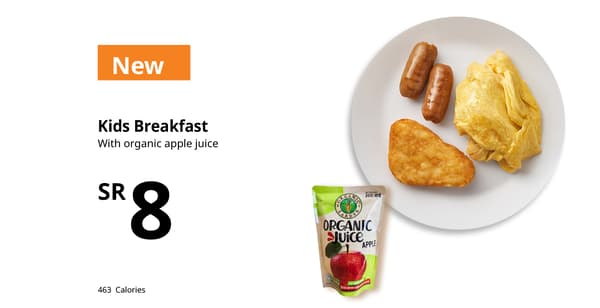 Kids breakfast