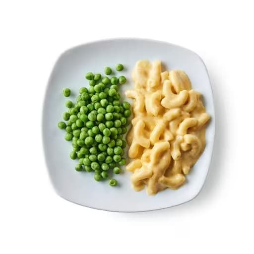 Kids Macaroni and Cheese
Served with Peas