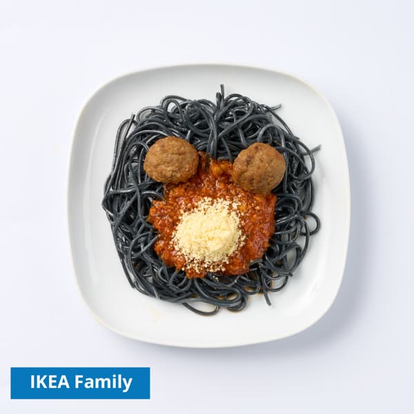 Kid's Meal: Midnight Meatball Pasta (Pork & Beef) + Ice Cream 
IKEA Family price: 69 THB
Normal price: 79 THB