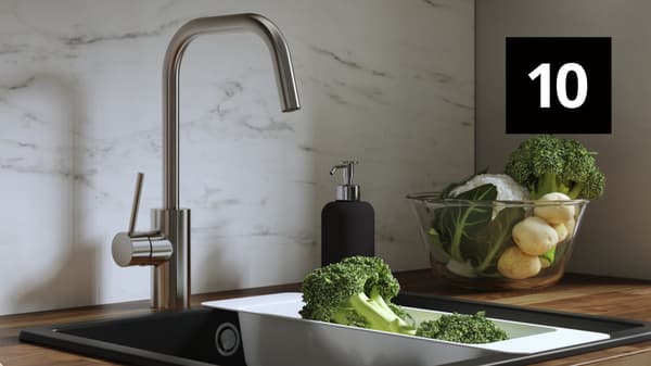 Kitchen mixer tap
