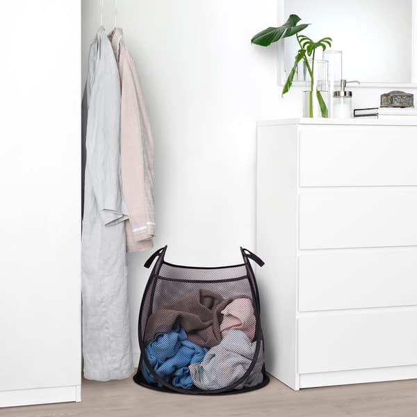 KNALLA bag 47 l black/white