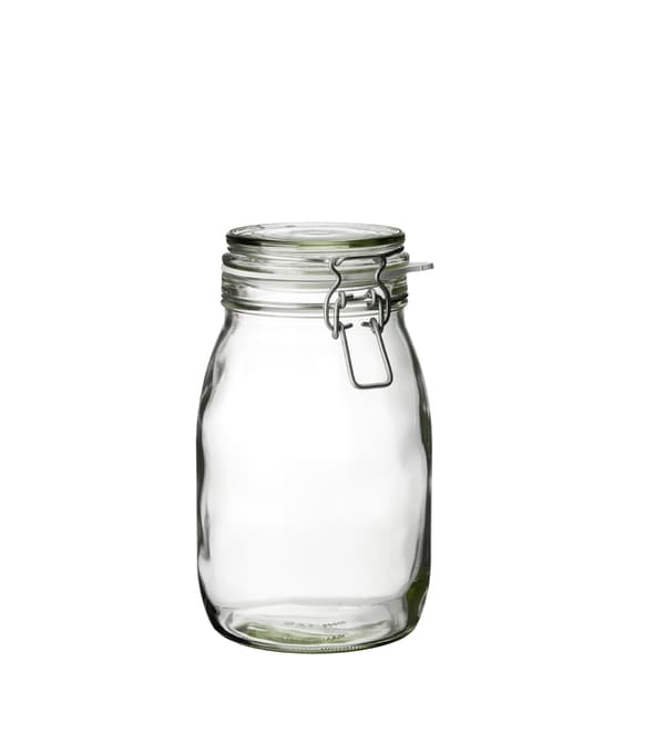 KORKEN glass jars.