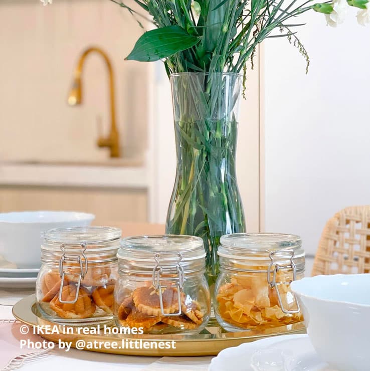 KORKEN
Jar with lid, clear glass, 0.5 l