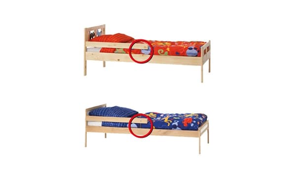 KRITTER and SNIGLAR junior beds.