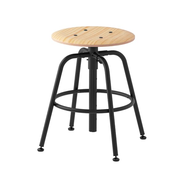 KULLABERG Hocker, Kiefer, schwarz