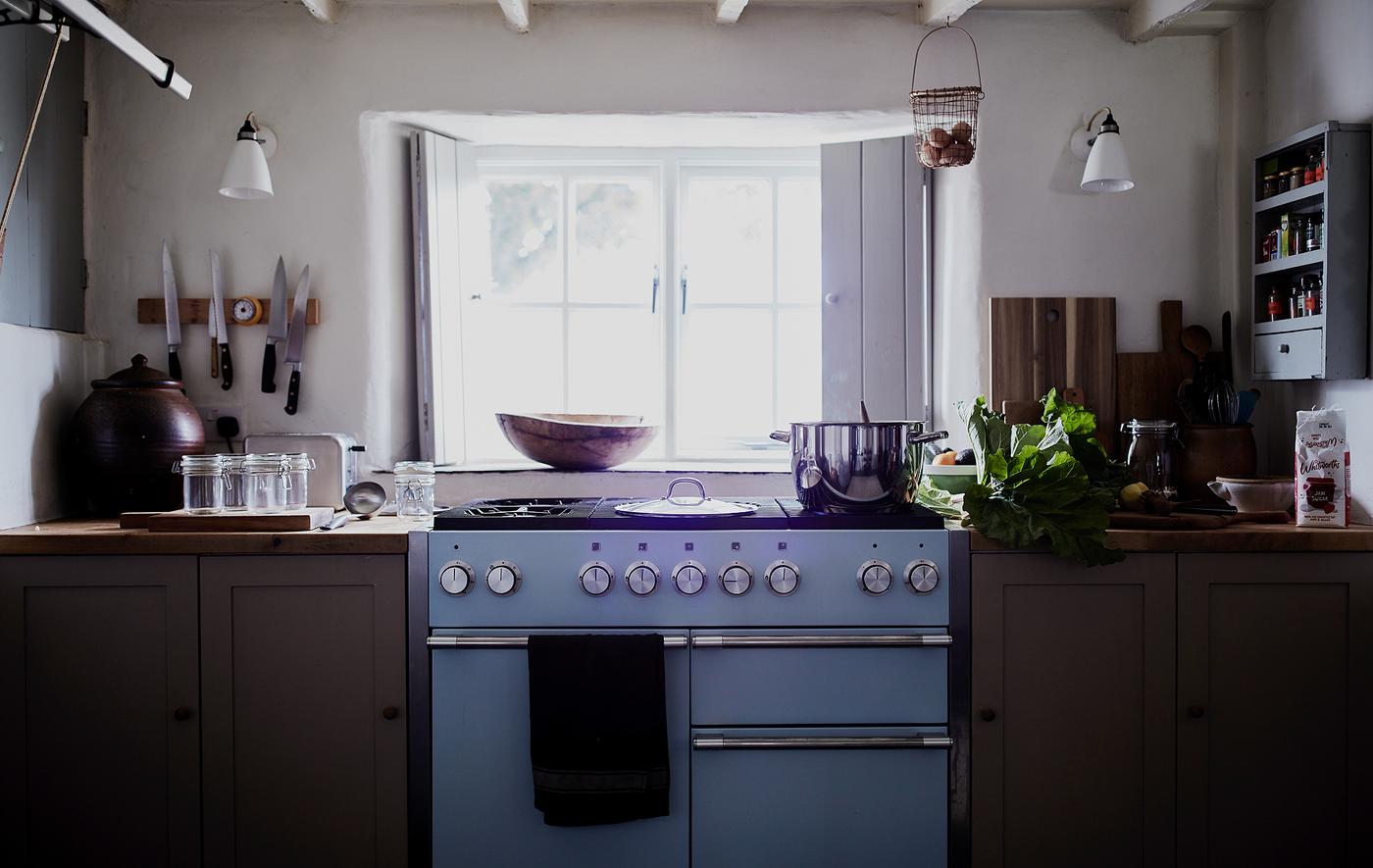 La cuisine rustique de Rebecca.