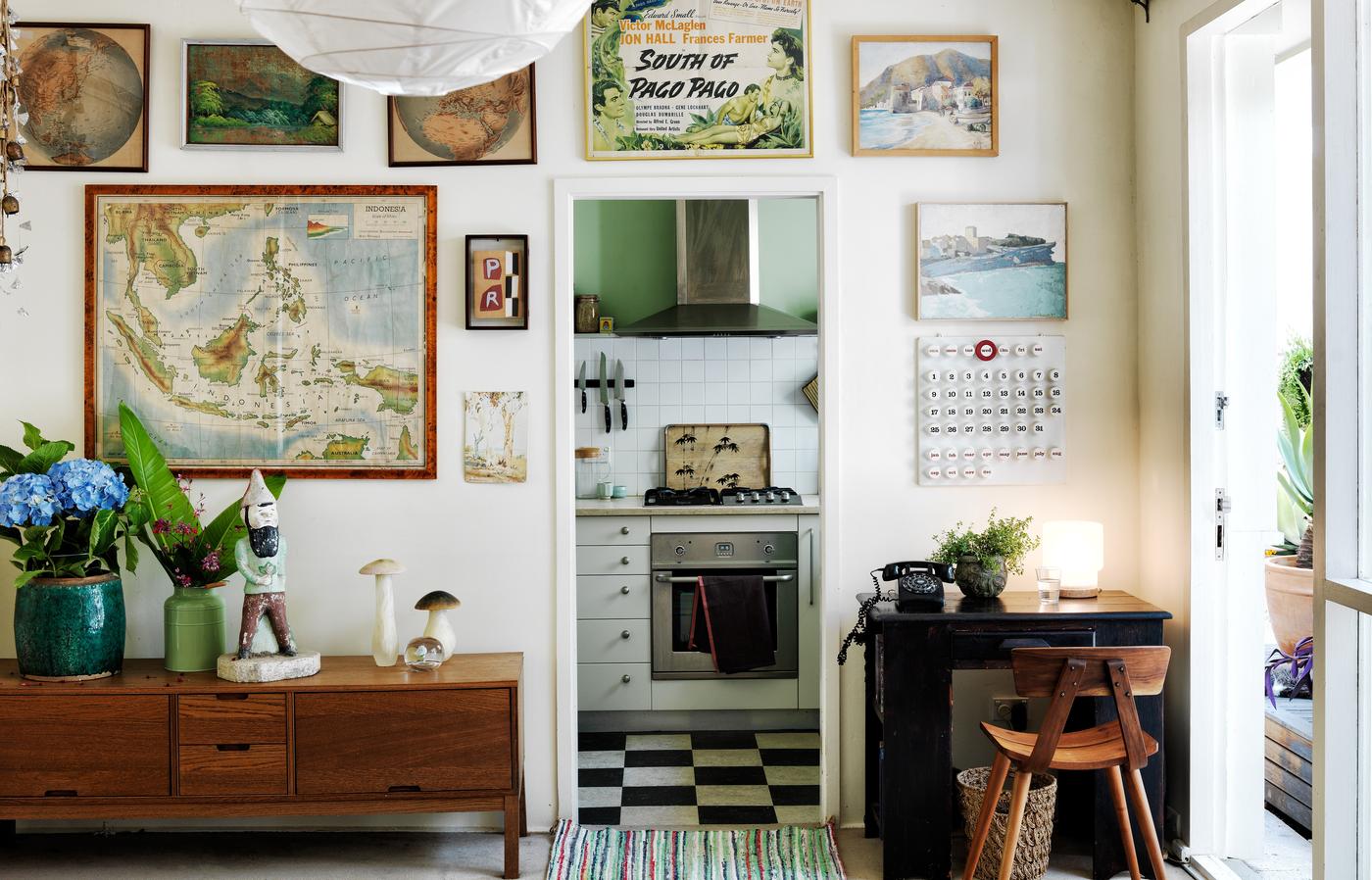 La petite maison éclectique d'Ingrid à Sydney