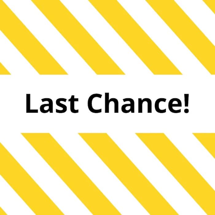 Last chance