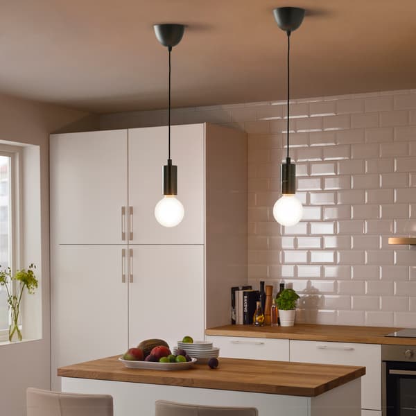 LED bulbs use 85% less energy than traditional incandescent bulbs and lasts 15 times longer.