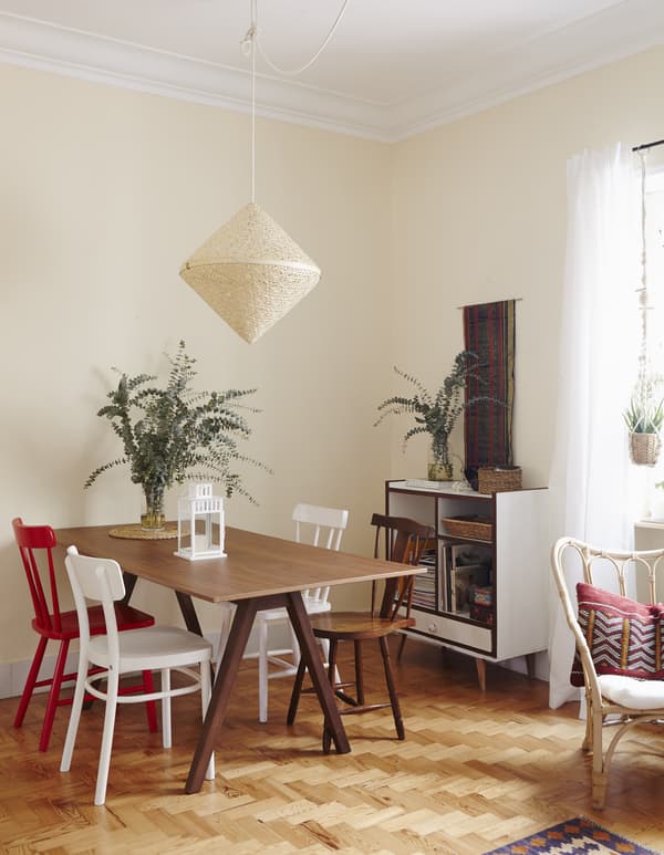 Lighting is an easy way to zone your space