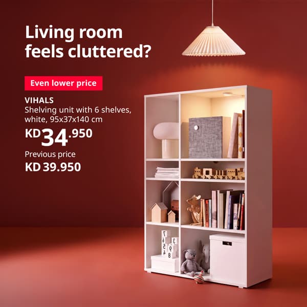 Living room cluttered? 