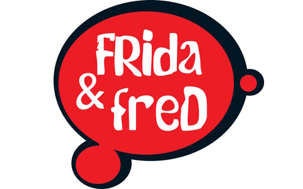 Logo von FRida & freD - weiße Schrift 
