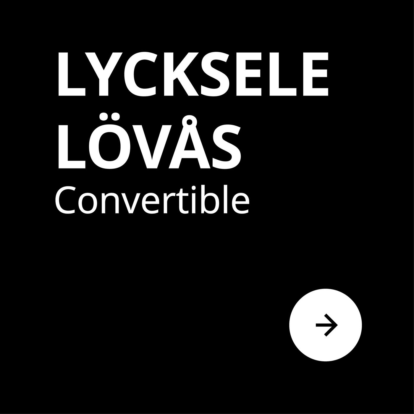 LYCKSELE LÖVÅS Convertible