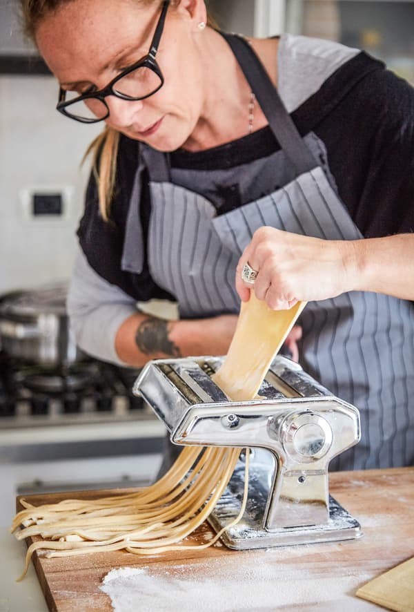 Make fresh pasta at home.