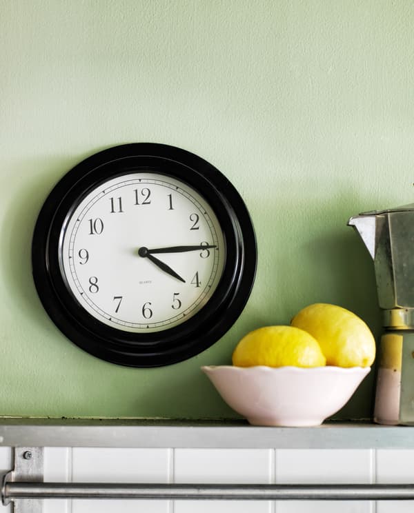 Make the most of small spaces in the kitchen for storage and display.