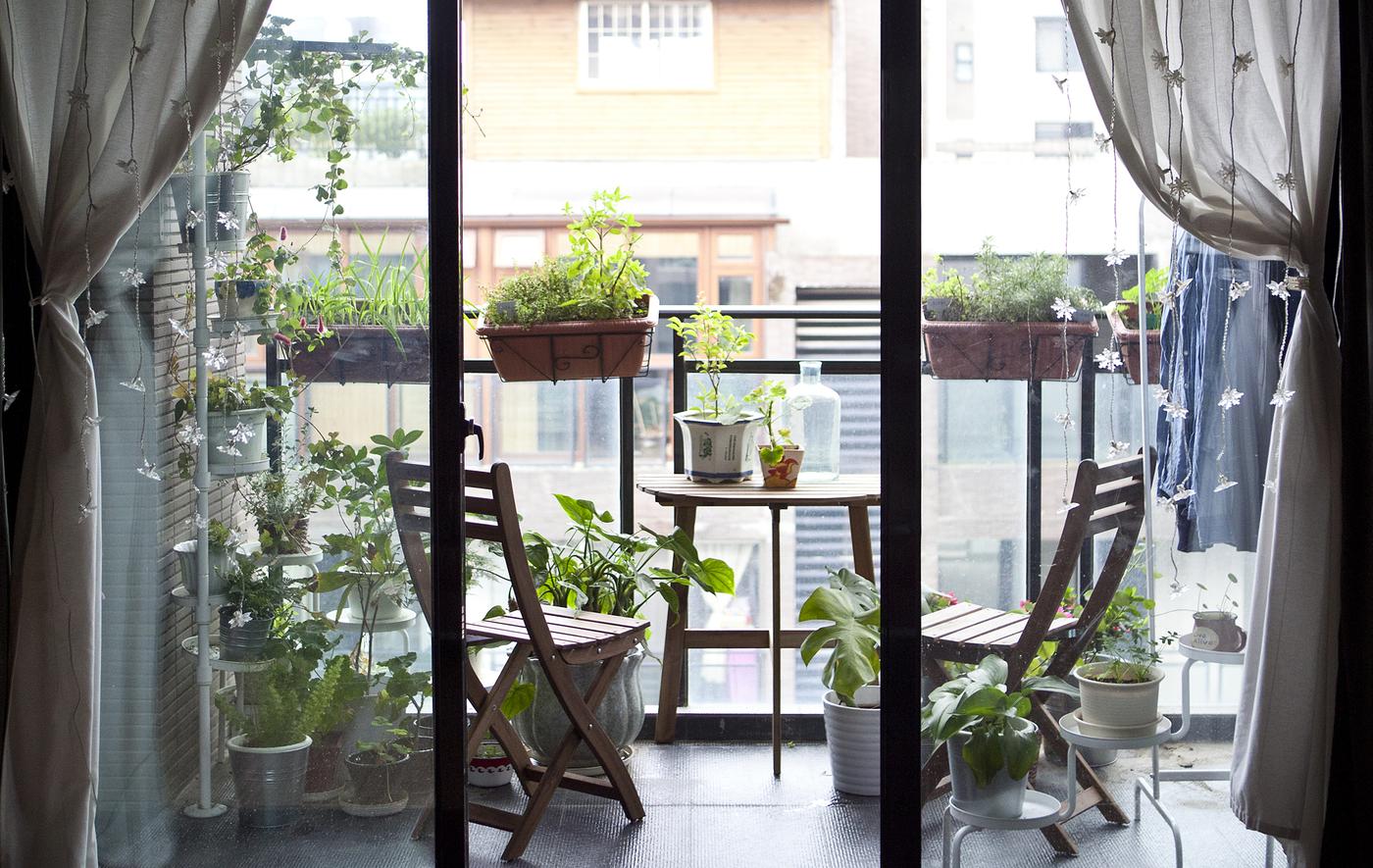 Make your balcony an extension of your living area.