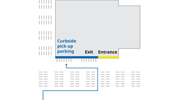 Map to IKEA Canton Click & Collect pick-up location