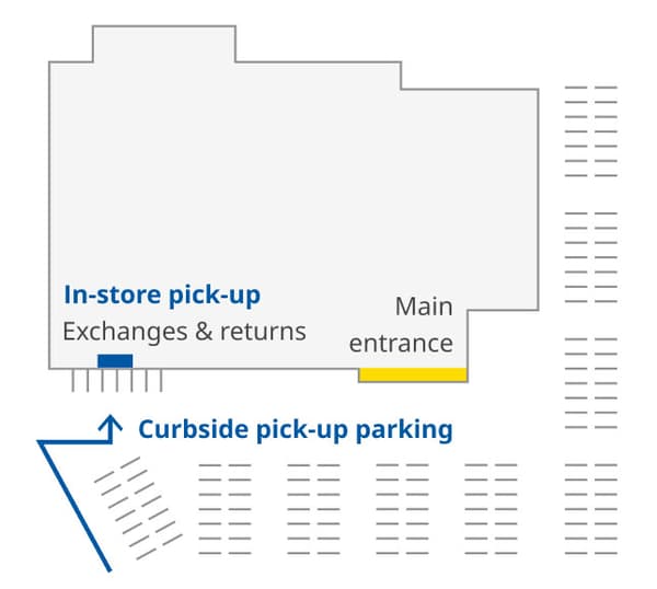 Map to IKEA College Park Click & Collect pick-up location