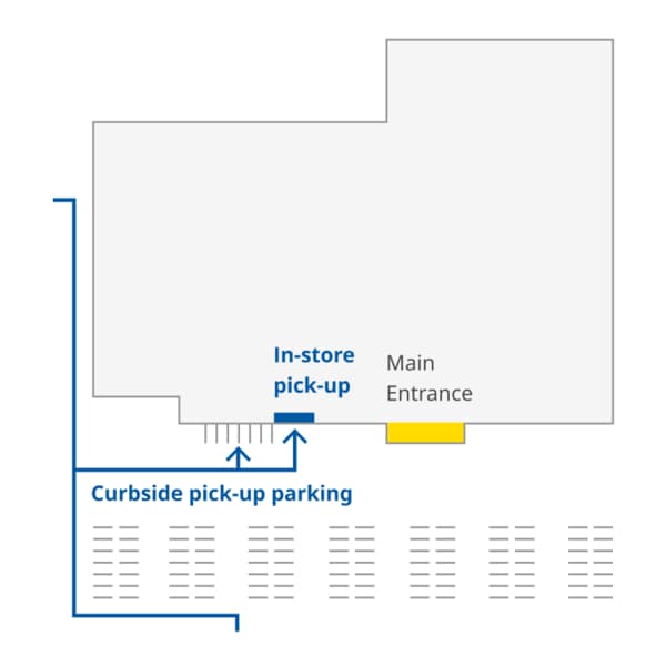 Map to IKEA Round Rock Click & Collect pick-up location