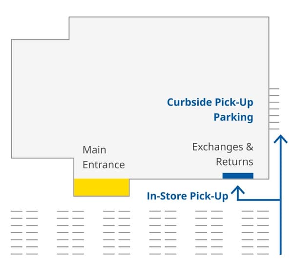 Map to IKEA South Philadelphia Click & Collect pick-up location