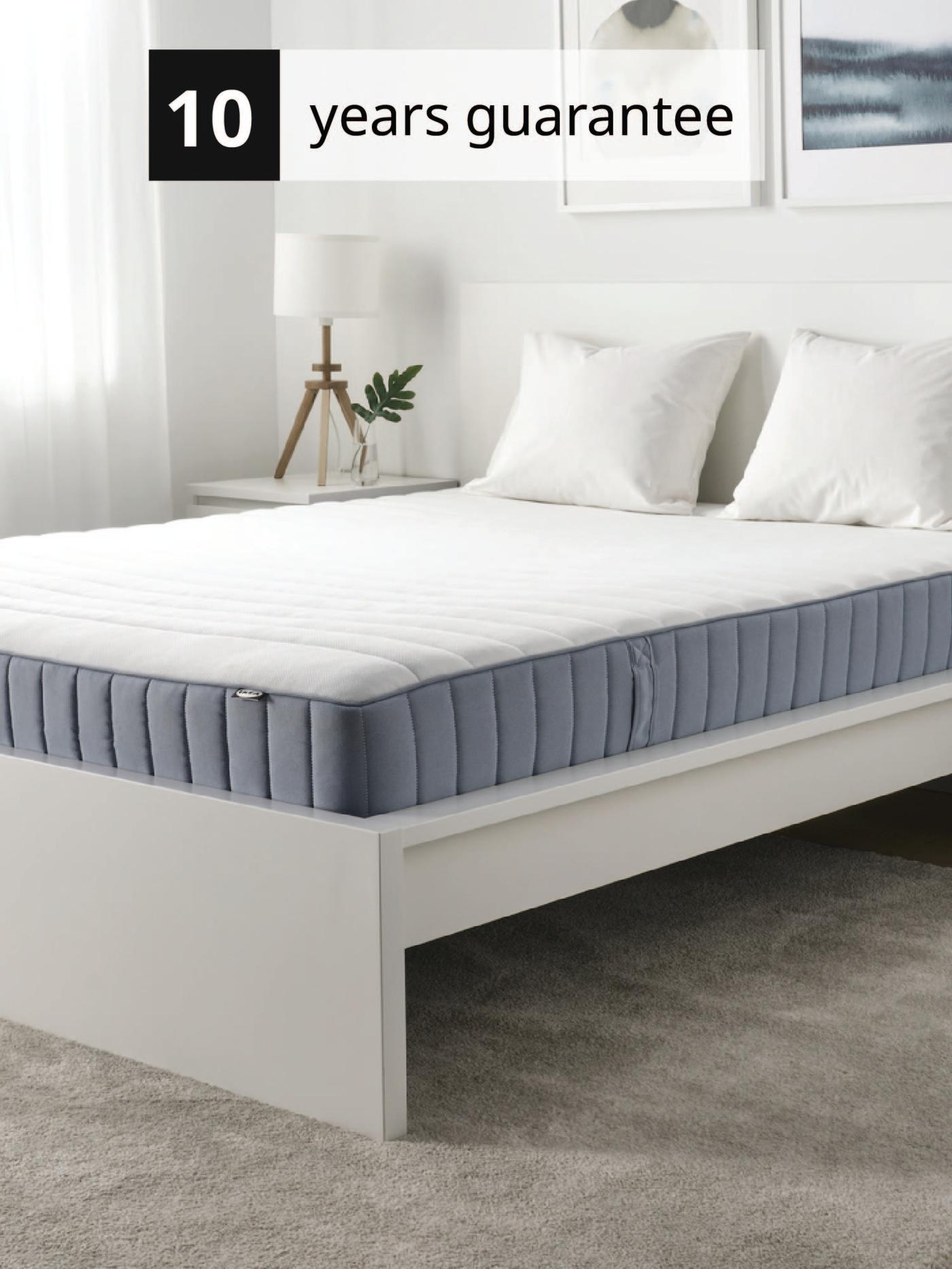 Mattresses 10 years Guarantee