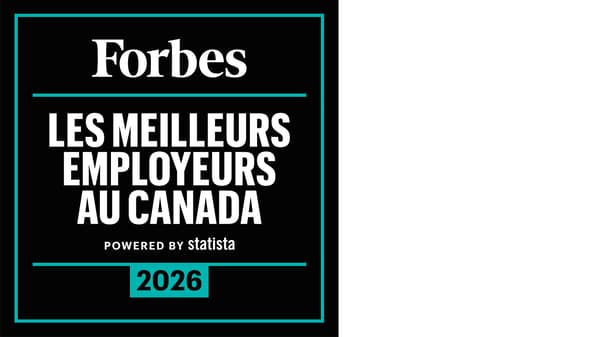 Meilleur employeur au Canada 2026 de Forbes