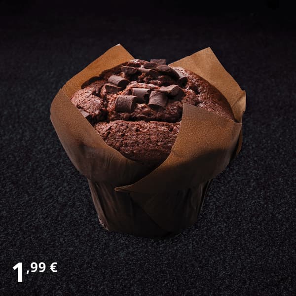 Muffin with chocolate