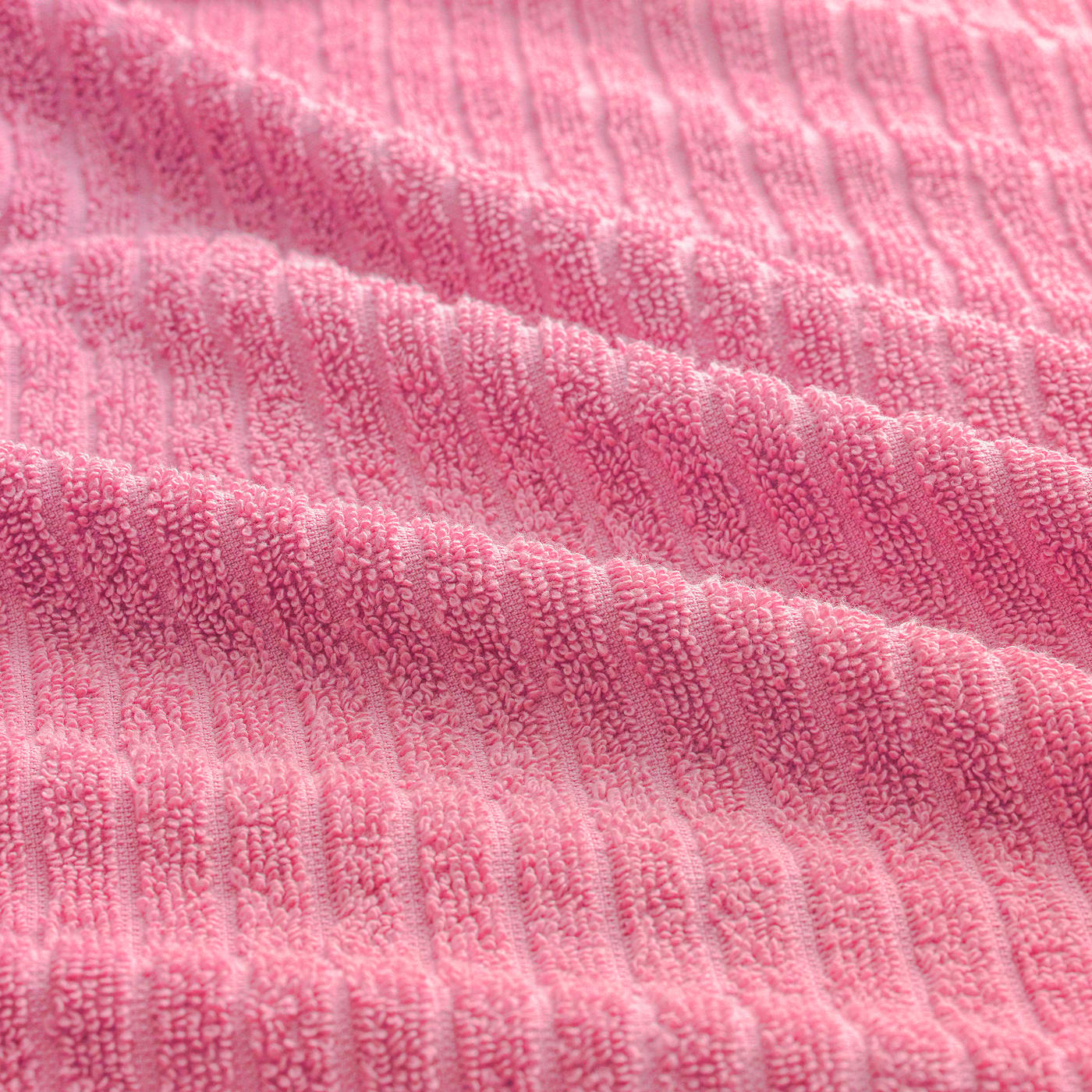 Nahaufnahme eines rosa Handtuchs
