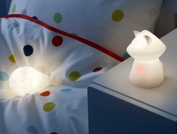 Nightlights in the shape of animals.