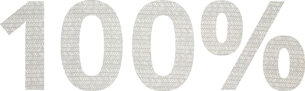Nombor 100% dengan tekstur fabrik.