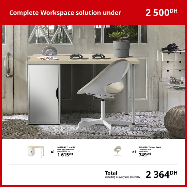Office solution under 2500 DH