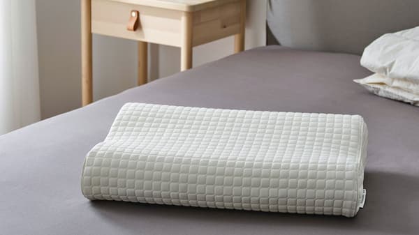 Oreiller ergonomique ROSENSKÄRM pour les personnes qui dorment sur le côté ou sur le dos