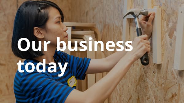 Our business today