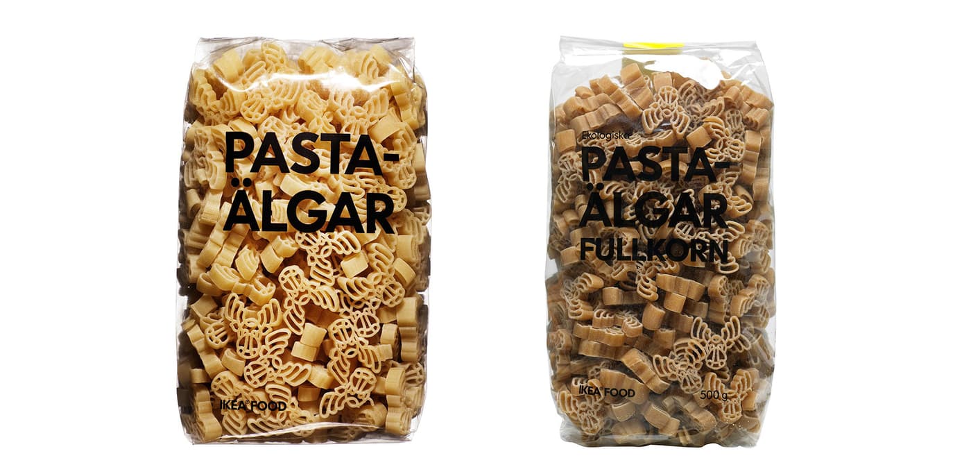 PASTAÄLGAR and PASTAÄLGAR FULLKORN elk-shaped pasta