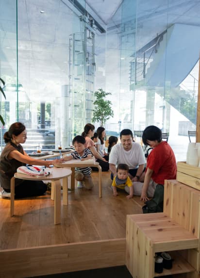 People having fun in a Café