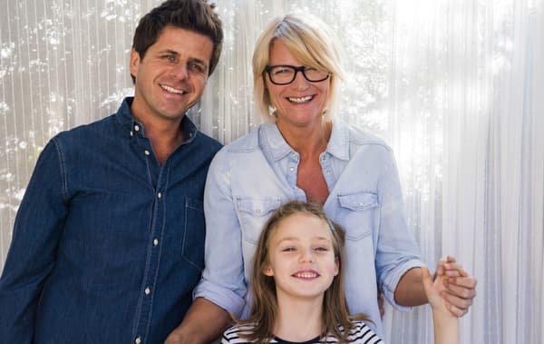 Photo de Mercedes, Adrián et Emilia 