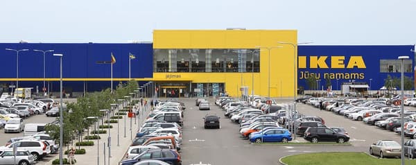 Photograph of IKEA store in Vilnius.