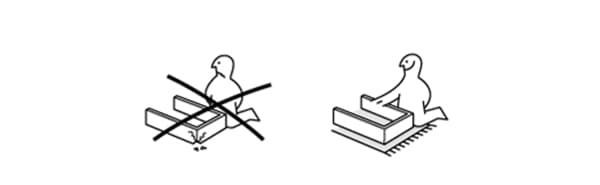 Picutre of recommending to using carpet